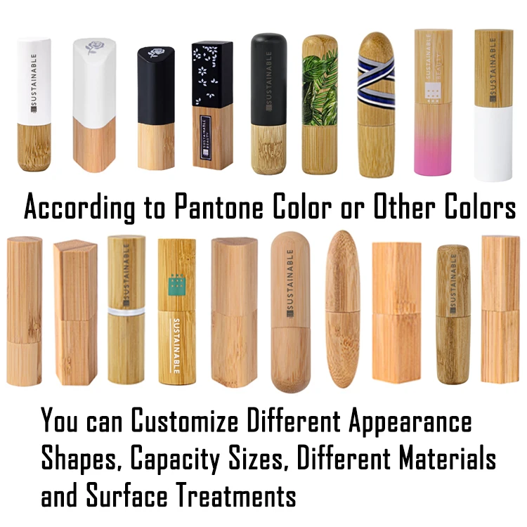 Twist Push Pull Roll up Screw Closure Cap Cover with Safety Seal Refillable Standing Gold Collar Lipstick Lipbalm Tube