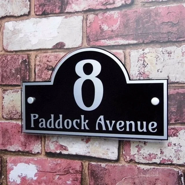 Modern Door Plates Hotel Door Number Custom Door Sign Plate For Apartment