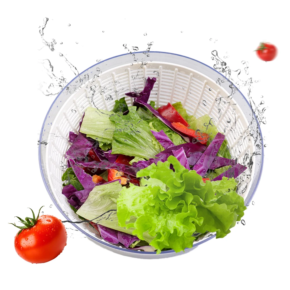 Hot Sale Multifunctional Electric Salad Spinner and Onion Chopper Kitchen Plastic Blade Vegetable Tools with Bowl