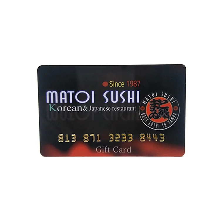Top sale customized logo PVC business card contactless plastic card