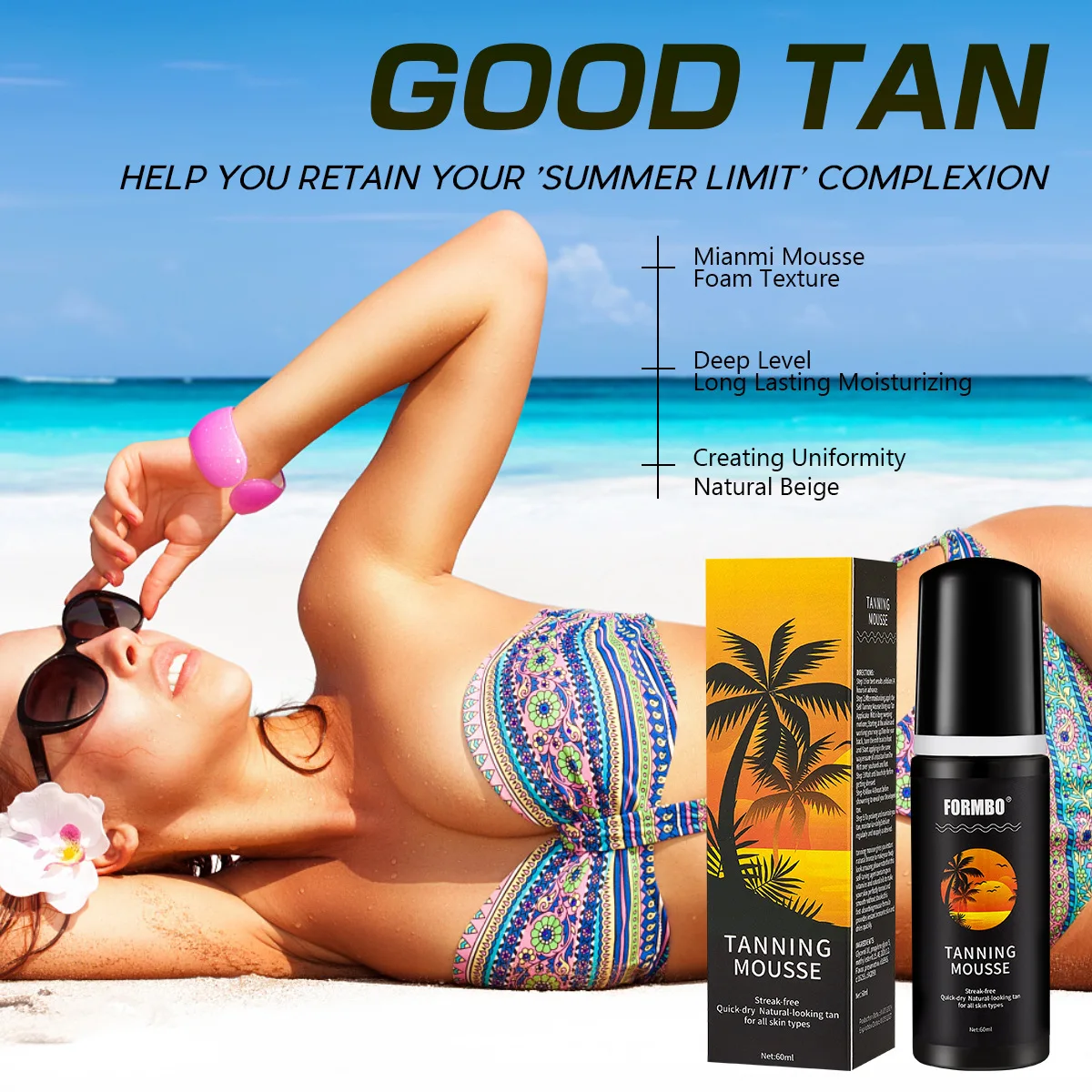 wholesale self tanning lotion mousse tan spray solution tanning oil