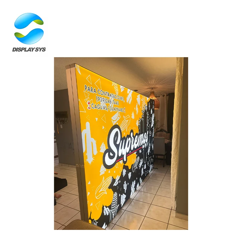 Customized Indoor Advertising Led Movie Posters Light Box Magnetic Aluminum Frame Slim LED Light Box