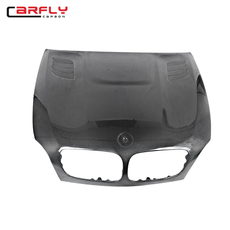 H Style Carbon Fiber Car Engine Bonnet Hood for  X6 e71