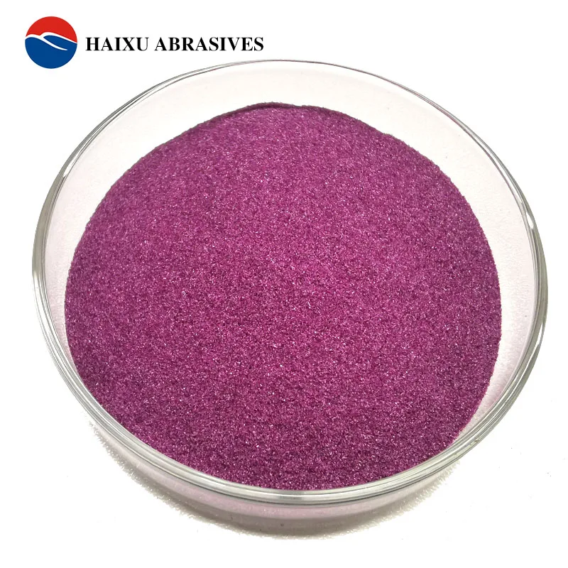 High chromium Pink color Ruby Fused Aluminum oxide grit Ruby Fused Alumina