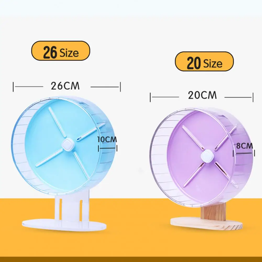 Super Hamster Running Wheel Toys Disc Toy Silent Rotatory Jogging hamster accessories with stand