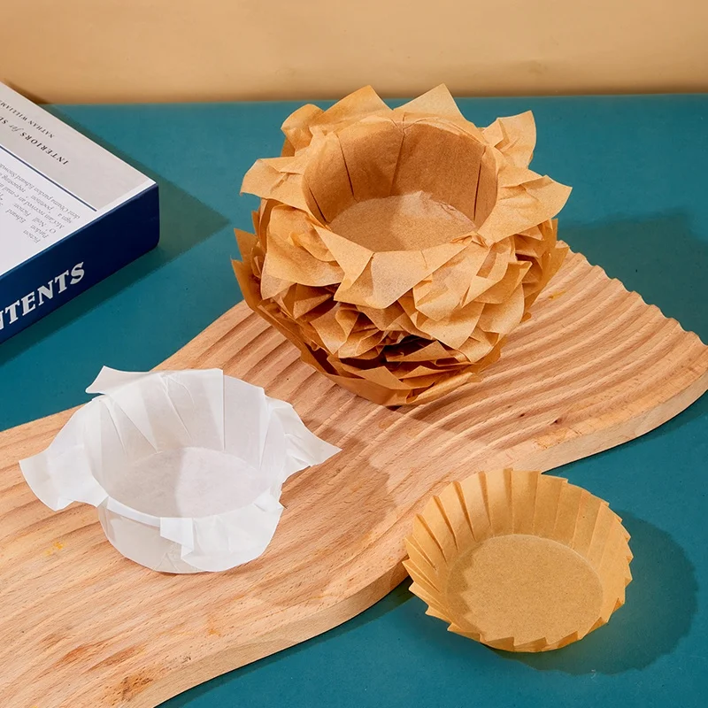 disposable tulips papers cups cake parchment baking basque cheesecake bakery muffin cupcake liners food cookies bakery packaging