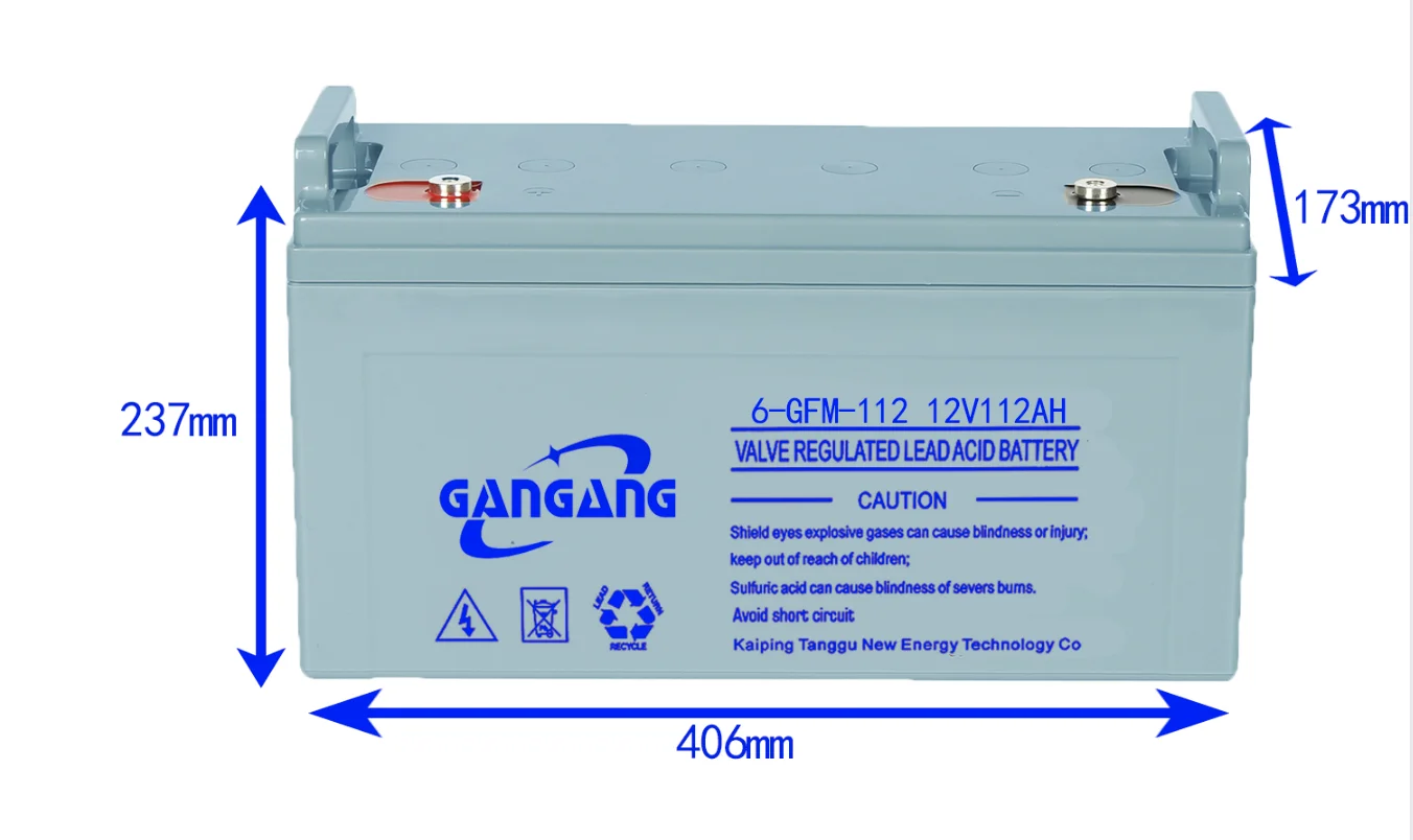 Rechargeable and Maintenance free 12V 112Ah AGM Sealed Lead Acid UPS Battery