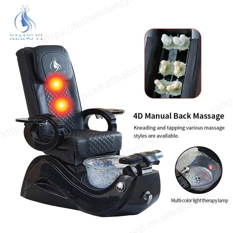 Luxury Nail Salon Manicure Foot bathing Station multifunction pedicure spa chair