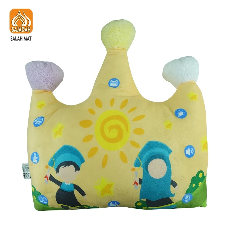 PO-CROWN 2022 High Quality Digital Interactive Quran Pillow Mini Sejadah Contemporary Educational  Quran Player