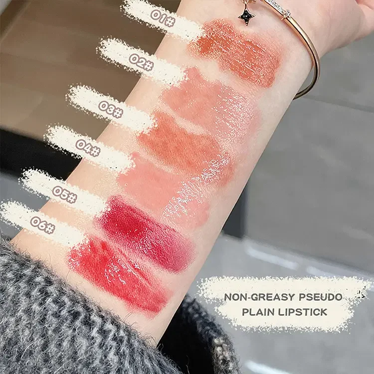 Heart-Shape Cute Vegan Glossy Lip Gloss Wholesale Private Label Makeup Waterproof Long Lasting Korean Liquid Lipstick