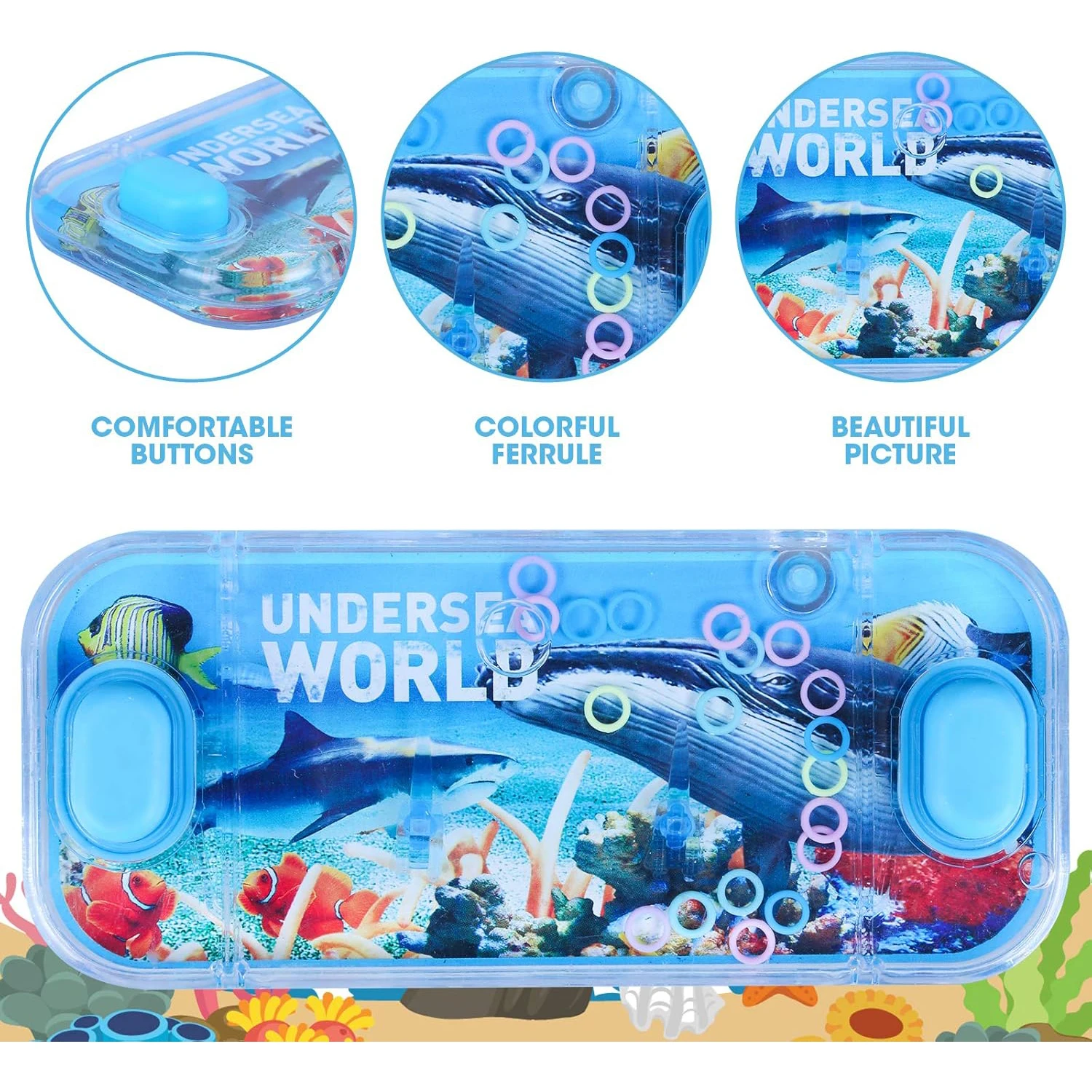 New Style Handheld kids ring toss Water Game Toys Dinosaur Unicorn Educational Toys Water Ring Hand Game