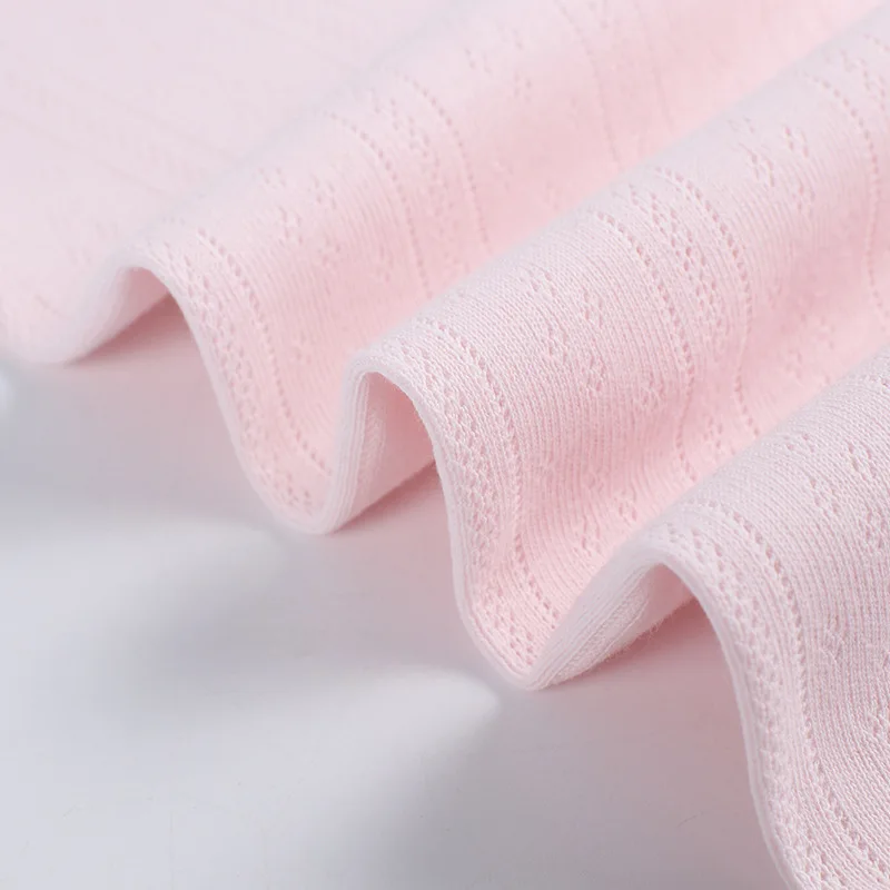 High-quality Eco-friendly Organic Cotton Cool Knitted Jacquard Fabric Breathable Comfortable Fabric Baby Fabric