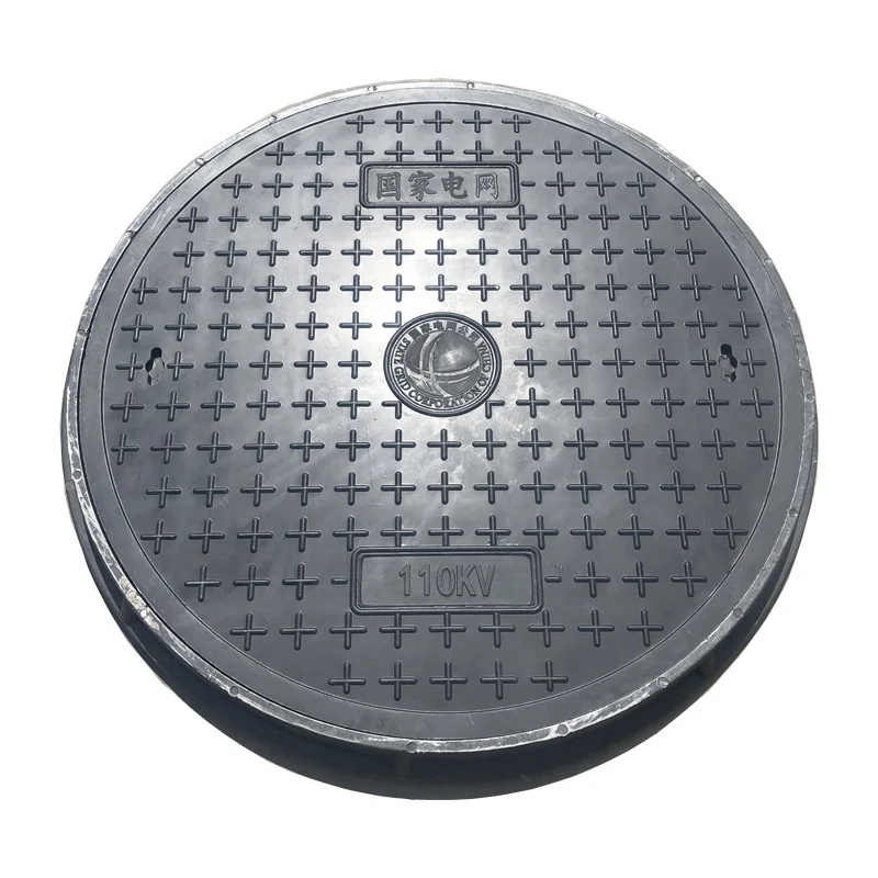 Best quality Frp Round Sealed resin composite manhole cover price for road