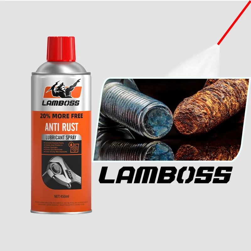 LAMBOSS Muliti purpose anti rust lubricant supplies china long term anti rust lubricant spray