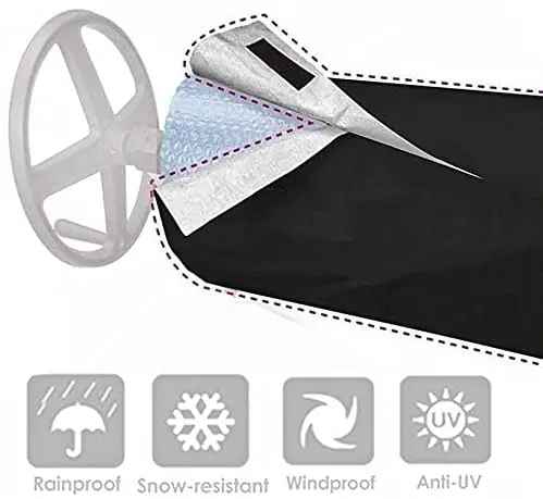 rainproof  windproof   Solar Blanket Winter Cover for Swimming Pool Solar Roller Reel