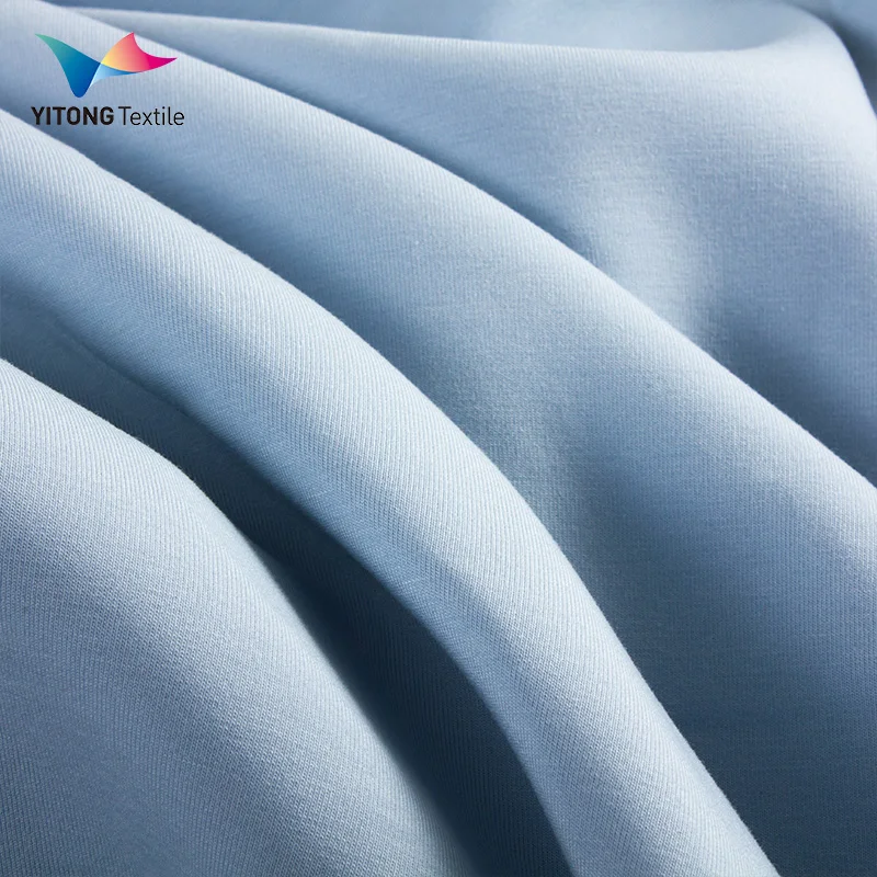 Wholesale 40S/30D Knitted Fabric 39% Cotton 39% Modal 15% Polyester 7% Spandex Fabric for Hoodie Sweatshirt