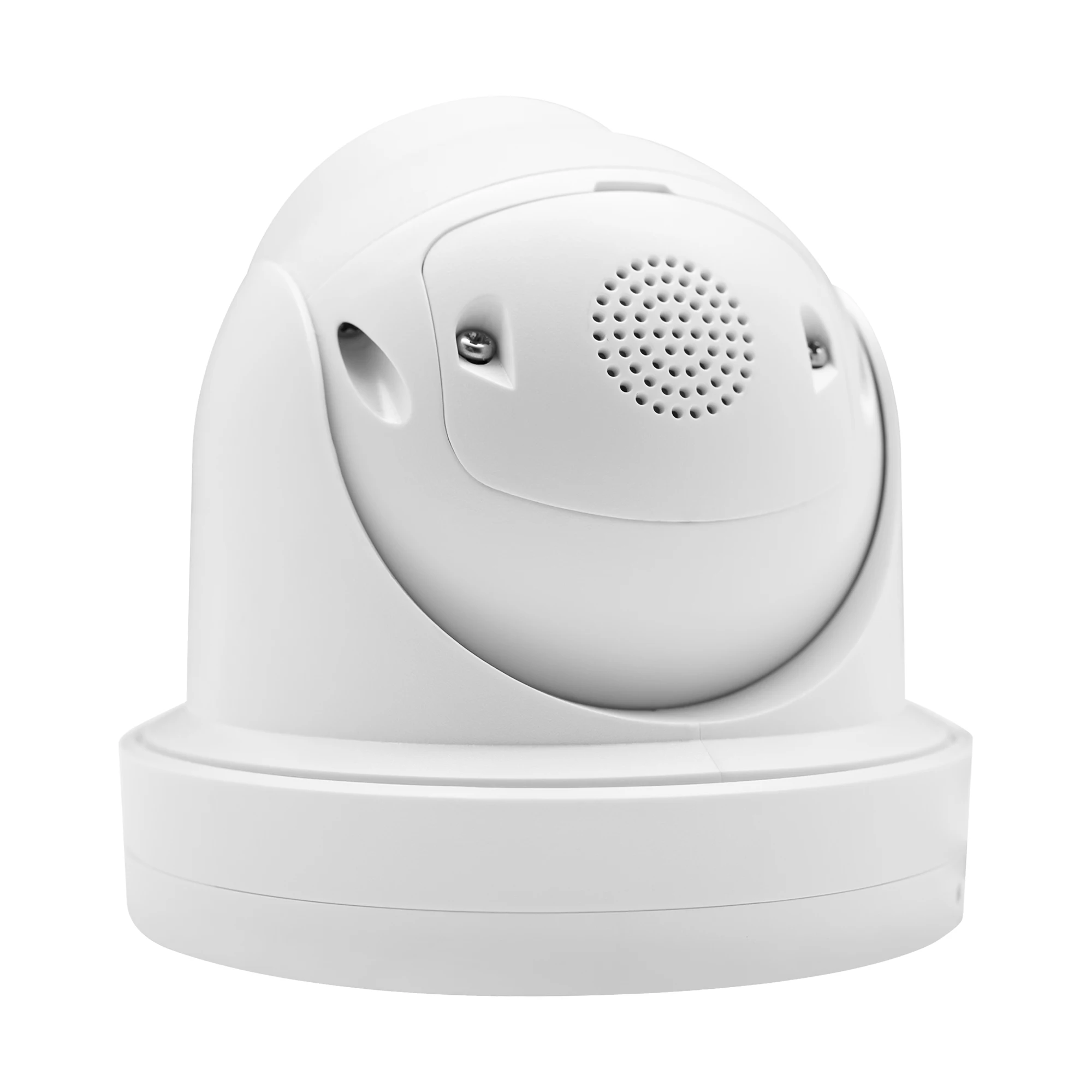 Full Color Active Deterrence 6MP Turret PTZ IP Camera POE 5X Optical Zoom Sound Alarm Build in Mic.&Speaker SD Slot Up to 512GB