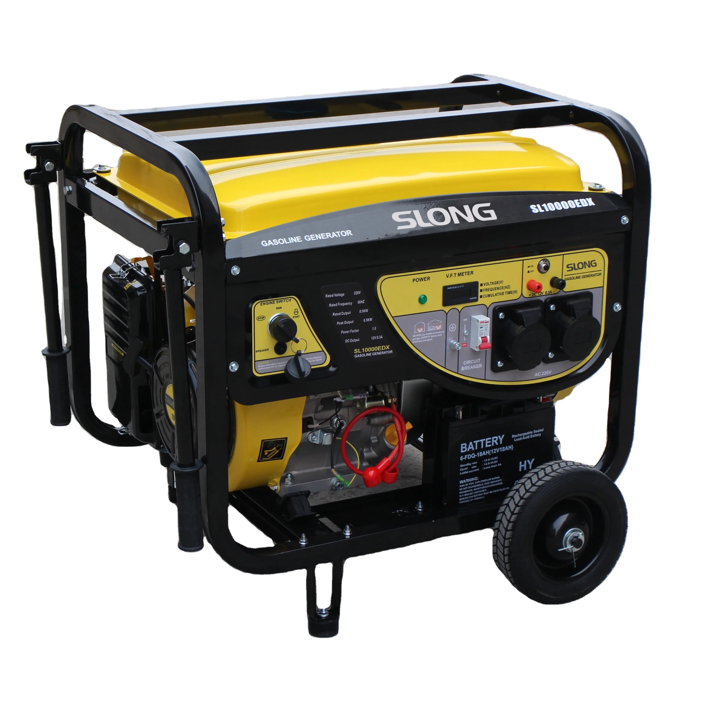 E- SLONG BRAND 5kw GASOLINE GENERATOR POWERED BY GASOLINE ENGINE GX390 13HP FOR EURO MARKET