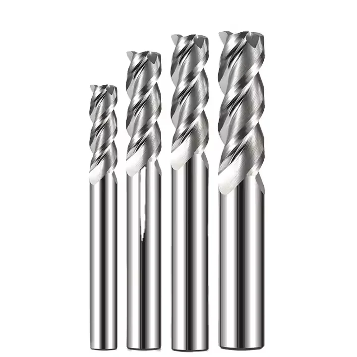 High quality Preferential Price 4 Flutes end mill Cemented Carbide Square End Mill cnc tools router Milling Cutter For Steel