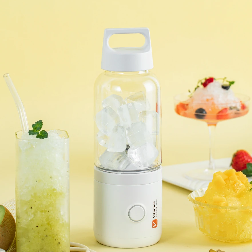 Vitamer 4000mAh hand automatic stand ice crusher smoothie mixer juicers storage bottles blenders