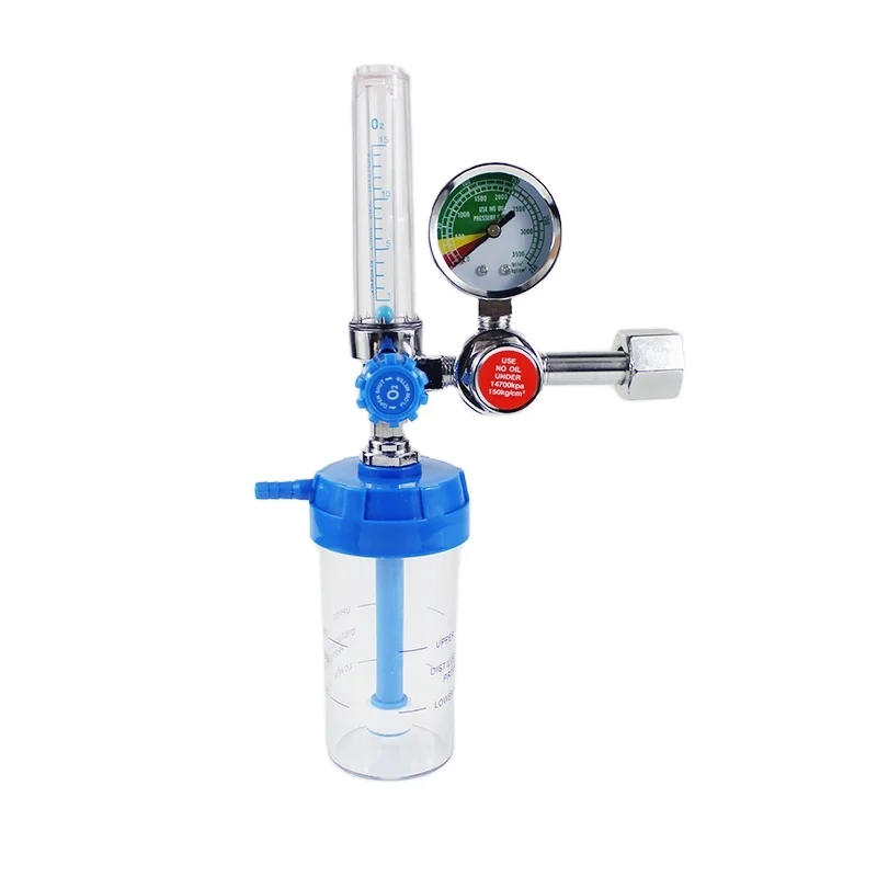 Oxygen Inhaler Gas Regulator Oxygen Supply Medical Pressure Relief Valve Humidification Bottle