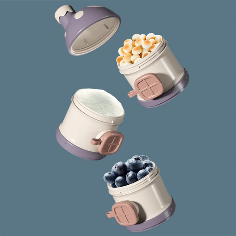 Bbet multi-functional plastic milk powder storage bottles for baby,instant milk powder bottle baby food snack storage containers