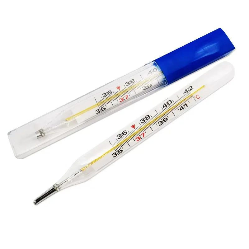 Mercury Free Clinical Glass Thermometers Armpit Household For Home Use
