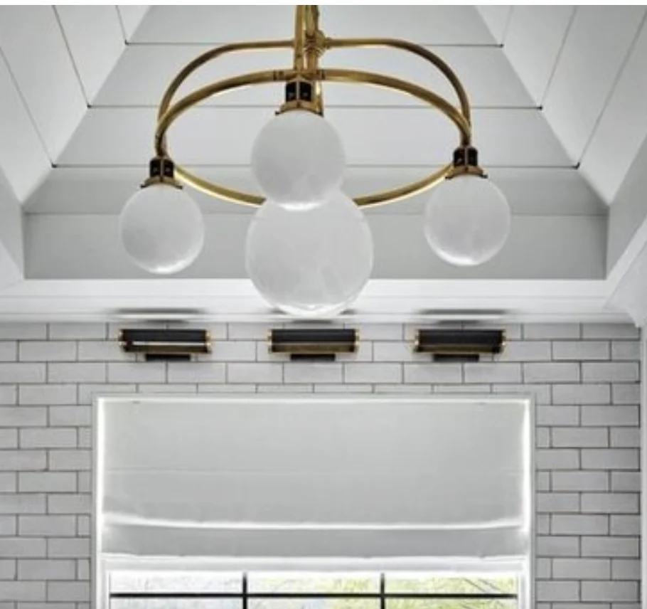 Nature Brass Pendant Lamp Ophisticated White Glass Globes Chandelier Pendant Lamp For Kitchen Island Dining Living Room Decor