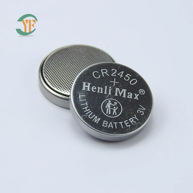 Литиевые батарейки Henli Max CR2450 первичные 2P 3P 3V для пульта дистанционного управления игрушками и бытовой техникой