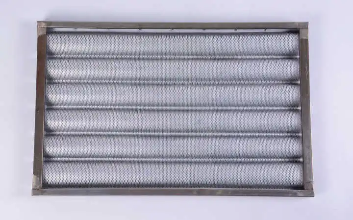 YOSLON  Food Grade, Carbon Steel Bakeware Non Stick Loaf Pans French Bread Perforated Tray Baking Baguette Pan YSN-8010 / G/P