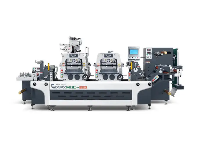 MDC-360 high speed register hologram hot foil flatbed die cutting machine for blank sticker printing  with mark sensor