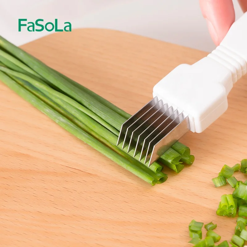 Кухонные инструменты FaSoLa измельчитель лука нож для овощерезка