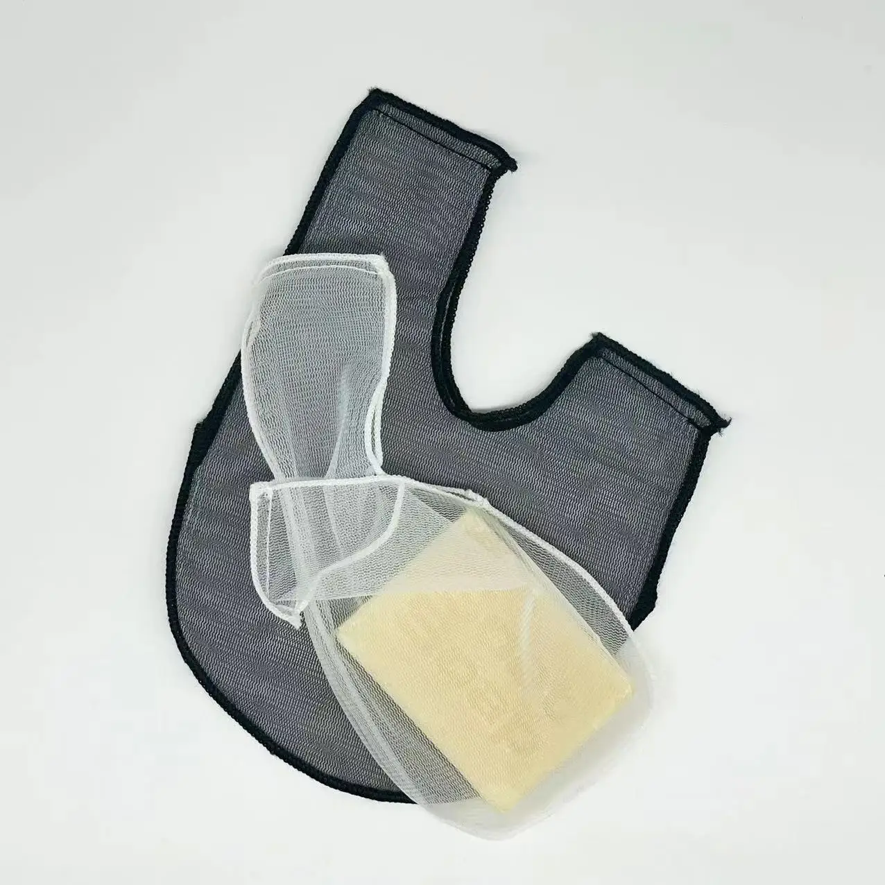 Exfoliating Soap Bags Mesh Soap Pouch Bubble Foam Net Soap Saver Bags for Body Facial Cleaning
