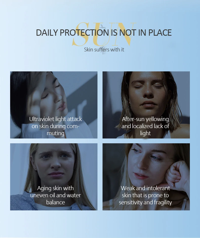 Частная торговая марка SPF 50 + солнцезащитный крем 48 г оптовая продажа индивидуальная УФ-защита освежающий увлажняющий солнцезащитный крем для лица и тела