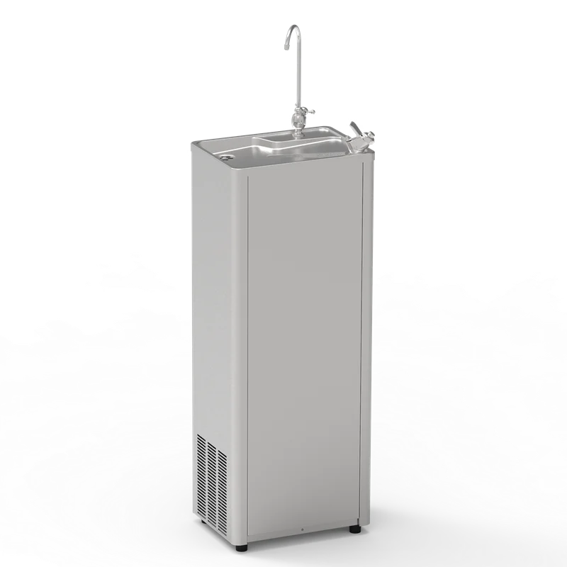 TL21-25C Floor Stand Cold Water Dispenser Floor Mount Cooler Refrigerated 8 GPH stainless steel