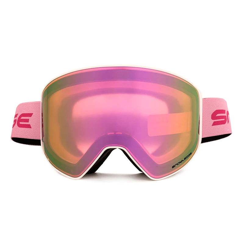Magnetic Ski Goggles Anti-Fog Anti-scratch Anti-uv Ski eyewear Manufacturer Mens Women support OEM