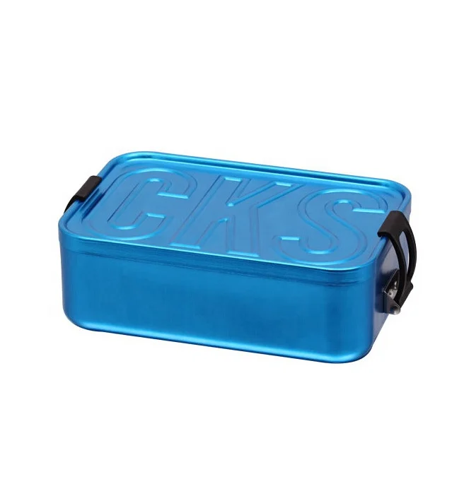 water proof anodizing survival kit aluminum box with rubber seal ring and clasp
