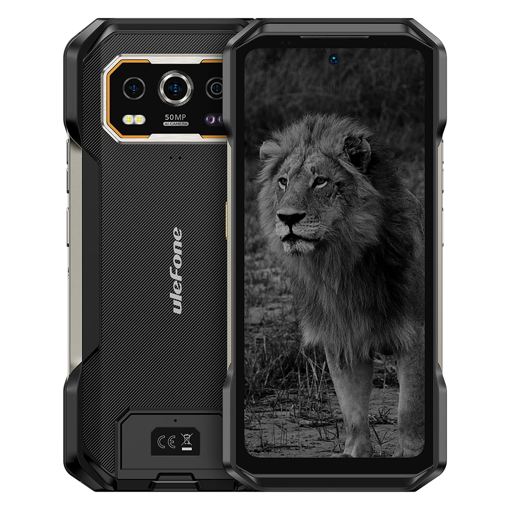 Ulefone Armor 27 Pro 5 г прочный смартфон 6 78 дюймов 12 + 256 ГБ 50MP Основная камера ночного видения 64 Мп 10600 мАч Android 14 мобильный