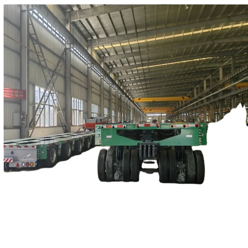 200t & 300 Tons Hydraulic Axis Heavy-Duty Equipment Transportation Multi-Axle Hydraulic Modular Trailer for Efficient Transport