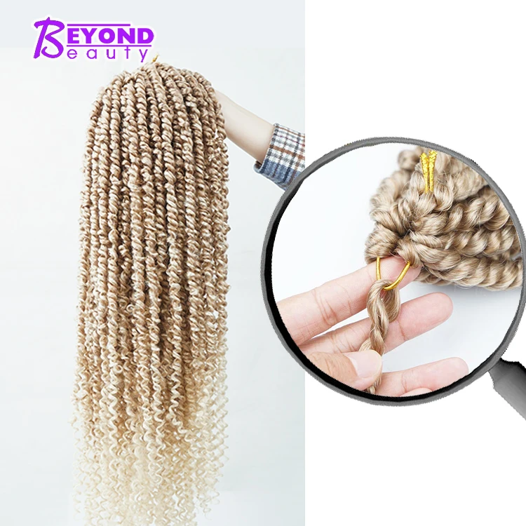 beauty supplies new Long Pre Twisted Passion Twist hair Synthetic spring Twists Crochet Hair extension Crotchet Braid Fluffy