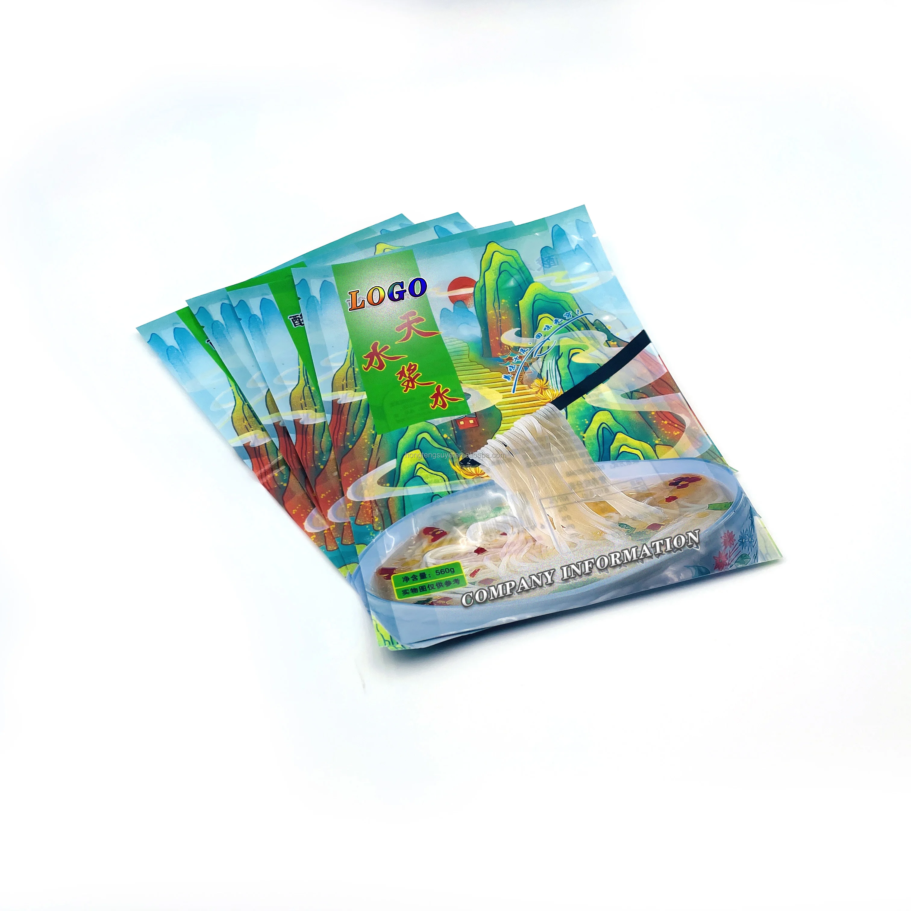 Custom Printing Stand Up Pouch Food Packing Bags For Seasoning Clear Window Spices Seasoning Packaging Bag