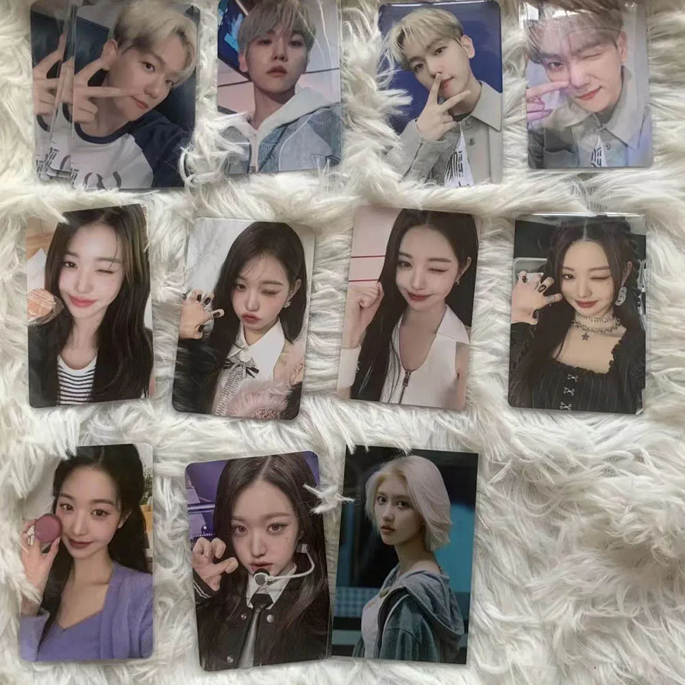 Оптовая продажа маленькие мини-карты голографическая Фотокарта Kpop на заказ бумажные фотокарточки Idol популярные карты с УФ-печатью 6