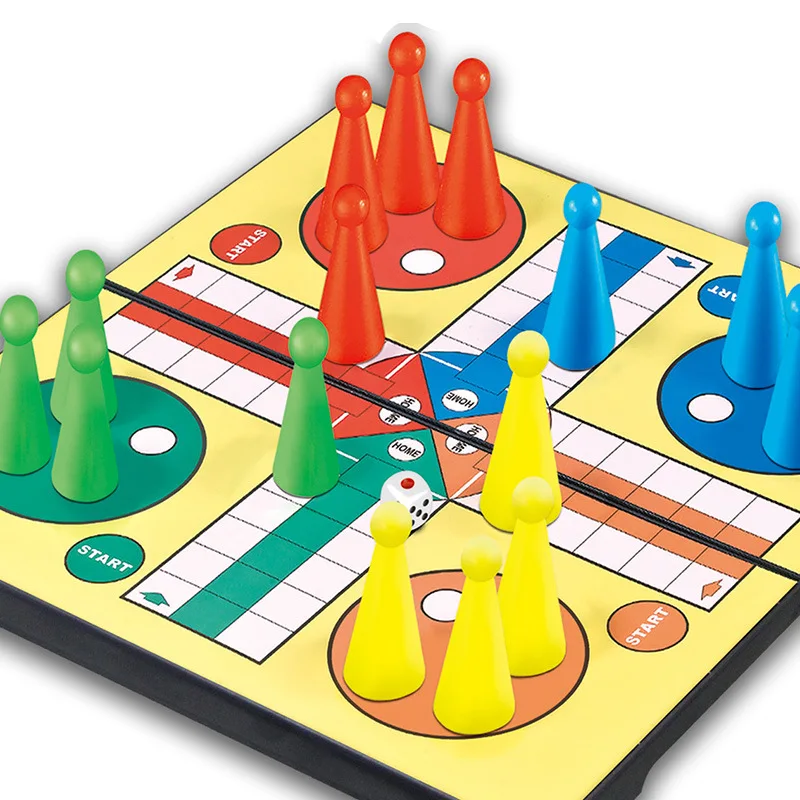 LOWER COST WITH STOCK GAME MAGNETIC LUDO SET MAGNETIC LUDO CHESS CHINESE GO GAME FOR KIDS TOYS EDUCATIONAL CHESS GAME