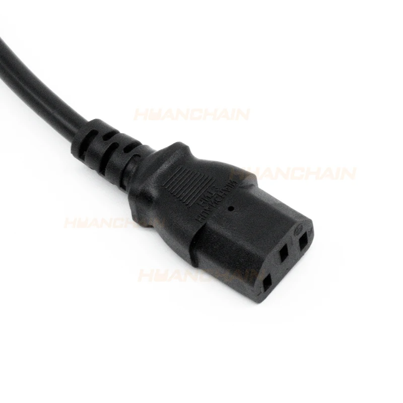 US Standard Power Cable NEMA 5-15P to IEC C13 3 Prong Universal Appliance Extension Cord