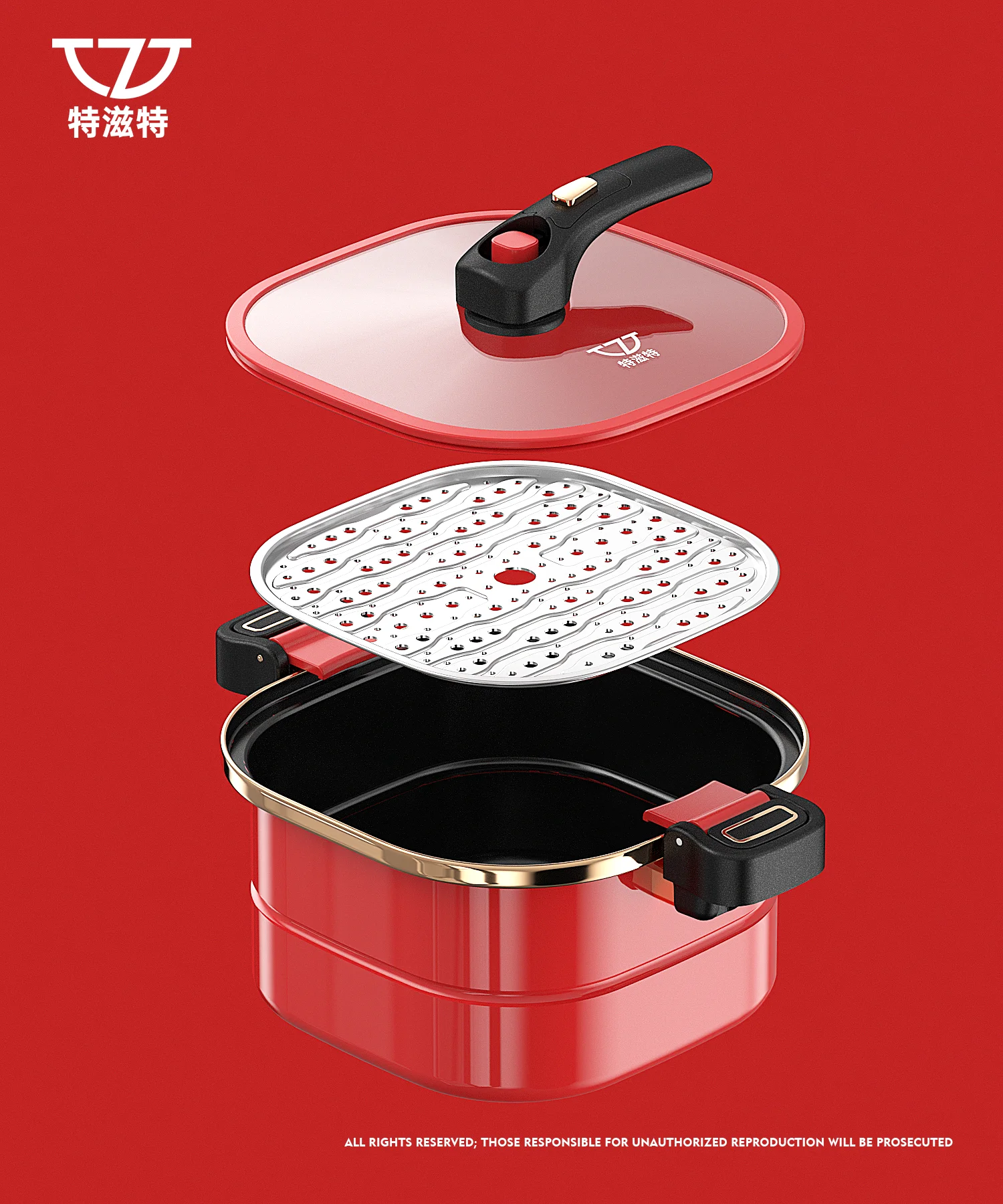 Wholesale High-end Outdoor Kitchen Non-stick Pressure Cookers