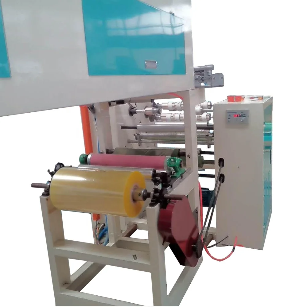 High productivity BOPP coating film gum adhesive tape printing making machine