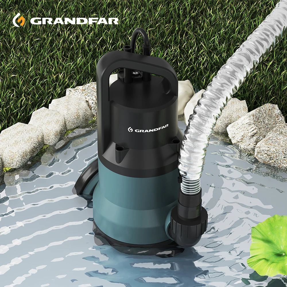 GRANDFAR GP 1.2HP 0.9kw Submersible Garden Water Pump 220v Customization High Quality Electric clean water Fountain Water Pump