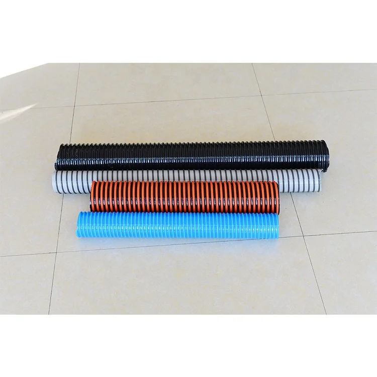 Heavy Duty Orange Suction Nylon Braided Hose Fiber Reinforced Pvc And Delivery Fibre Braided Pipe
