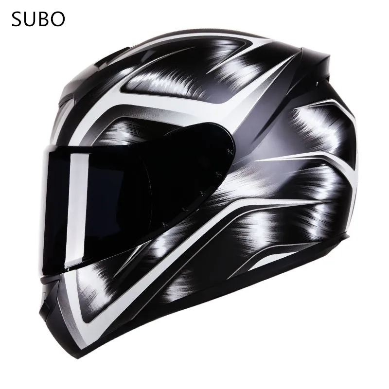 SUBO 2022 High sale Fashionable stylish colorful full Face Motorcycle Helmet