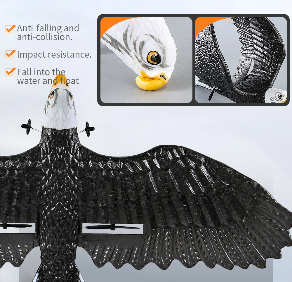 12mins Play Time 150m Flying Eagle Toys Epp Foam Rc Aircraft Plane